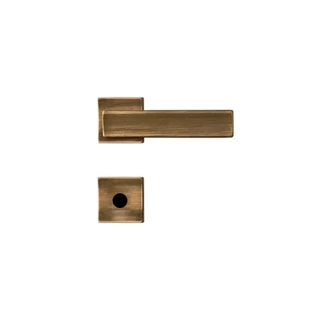 Fechadura Banheiro 557 R215 Design 450 Oxidado MZ450 Bamboo Papaiz