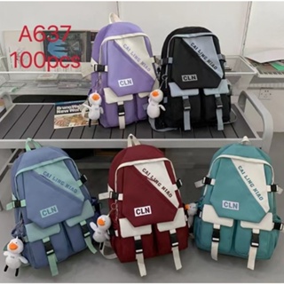 Mochila para meninas japonesas e coreanas de estudante de ensino médio de grande capacidade