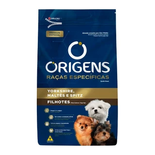 Ração Origens Raças Específicas Cães Filhotes Yorkshire, Maltês e Spitz 10,1kg
