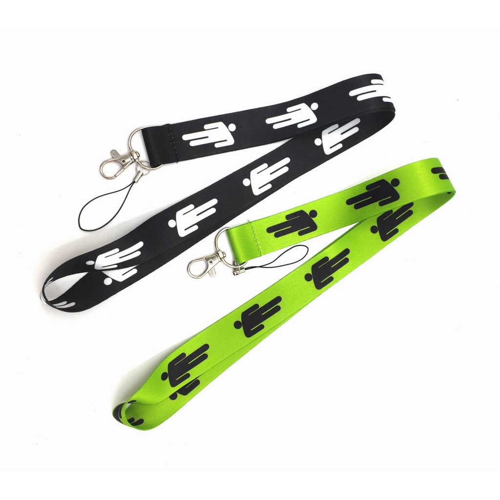 Billie Eilish Telefone celular Lanyard Cartão de crachá longo Porta-chaves da câmera Lanyard