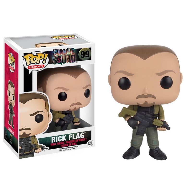 Rick Flag Suicide Squad Esquadrão Suicida Funko Pop Heroes | Shopee Brasil