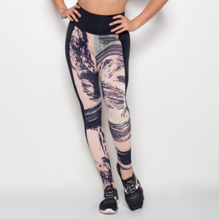 Bermuda Ciclista Legging Feminina Varías Cores, Cintura Alta em