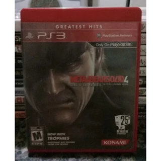 Metal Gear Solid 4 PS3 Original Midia Fisica!