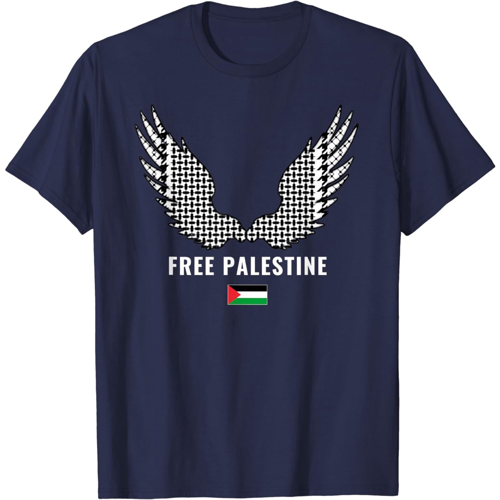 Camiseta De Algodão Masculino I Love Palestine , Free Gaza Flag ...