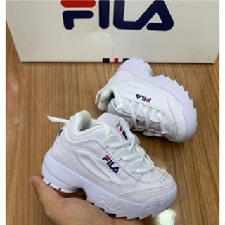 Tenis fila store branco para bebe