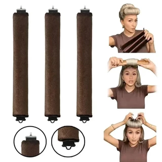 Haste De Ondulação Sem Calor Faixa De Cabelo Preguiçoso Sem Calor Cachos Para Dormir Hastes Flexi Macias Com Gancho Ferramentas De Estilo De Cabelo