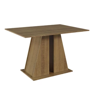 Mesa de Jantar Retangular com Tampo de Madeira Rustic 5383 Madesa em Oferta na Shopee