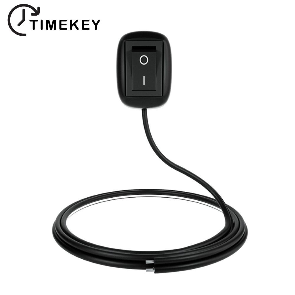 TKEY Interruptor Universal De Carro Tipo Pasta Com Cabo 60cm/100cm DC 12V Para Luzes De Acionamento Por Anel De Neon J2O6