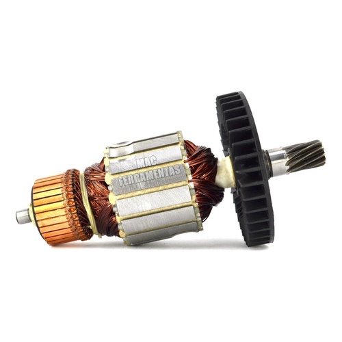 Induzido 5007N - Importado - Compatível com Serra Circular marca MAKITA modelo 5007 N - 220 volts - Não é original - Não acompanham rolamentos