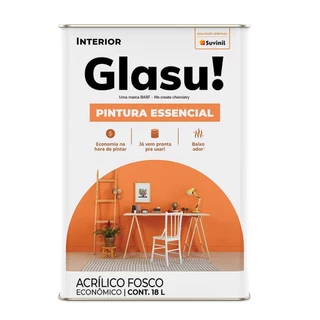 Tinta Acrílica Glasu Essencial 18 Litros Suvinil Cores