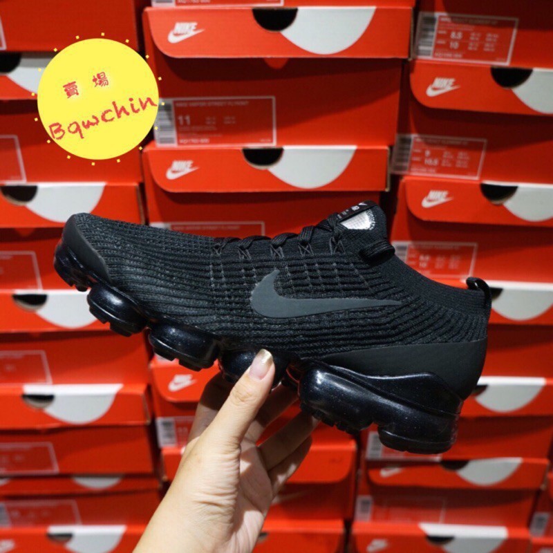 Nike VAPORMAX Preto Branco 3.0 Almofada de Ar Cubo de Gelo AJ6900-004 849558-011