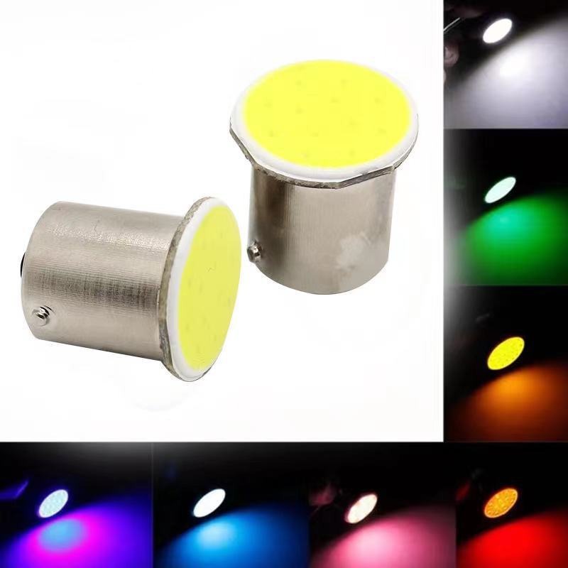 Luz De Sinalização De Giro LED BA15S BA15D 1157 1156 COB12T Lâmpada De Freio Reversa