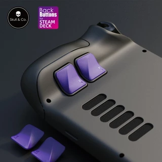 Skull & Co Back Button Enhancement Set for Steam Deck Kit De Proteção Do Botão De Melhoria Da Borracha Macia Para Acessórios