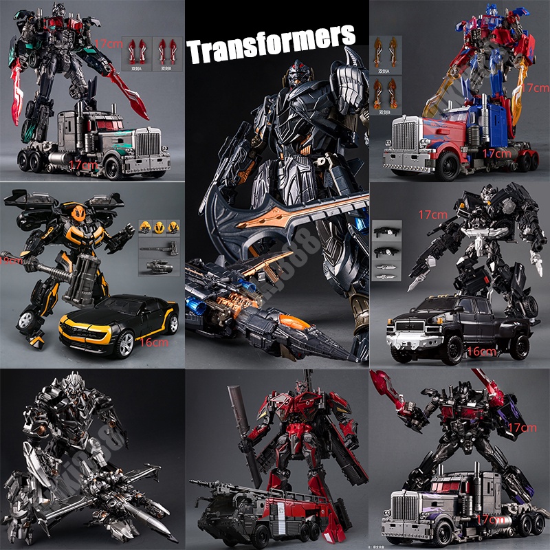 Transformadores Darkly Bumblebee Ironhide Action Fiugre Megatron Substituir Mais Peças Montagem De Modelos De Decoração De Salas De Brinquedos