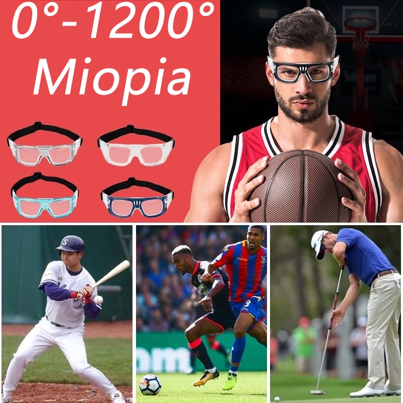 Óculos Com Grau Para Futebol Basquete Ténis Rugby Infantil /Adultos Óculos Para esportivo Com a lente de grau