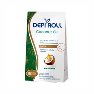 Folhas Prontas Para Depilação Corporal Depi Roll Coco 8Fls