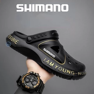 Shimano Novas Sandálias De Pesca Homens Sapatos De Verão Buraco De Praia Esportivo Exterior Antiderrapante Para