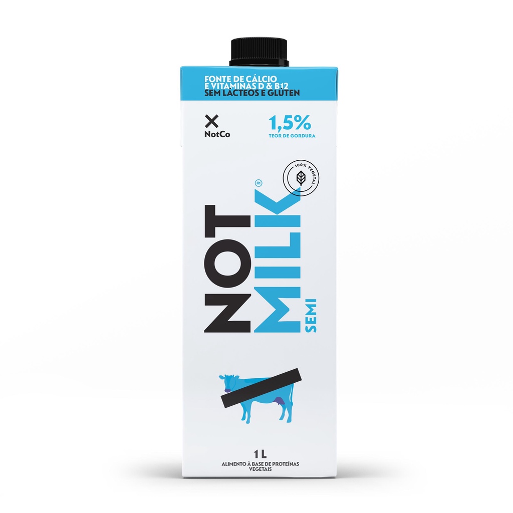 Bebida Vegetal NotCo NotMilk Semi Desnatado 1L | Shopee Brasil