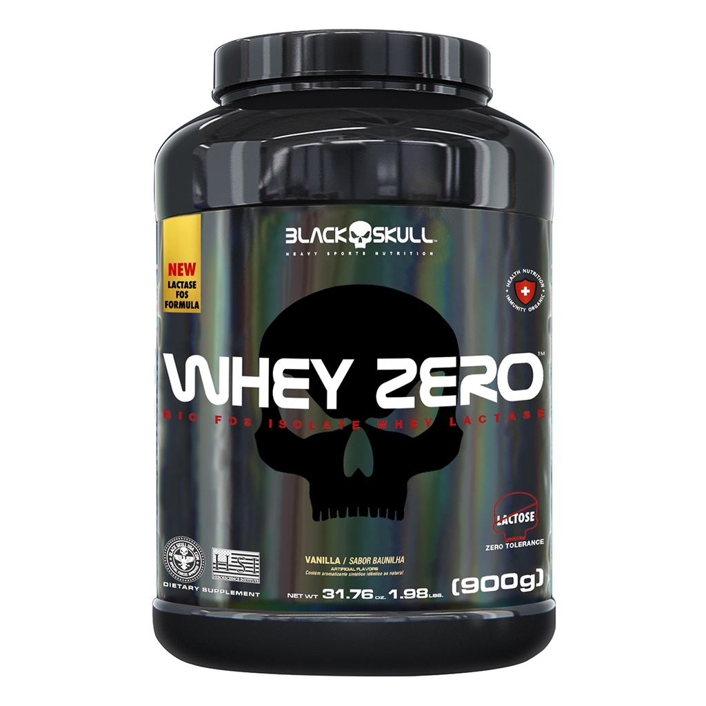 Whey Zero Lactase 900g – BLACK SKULL