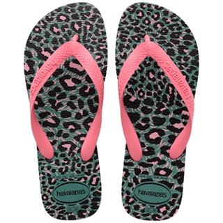 Chinelo Havaianas Top Animals Verde Folhagem