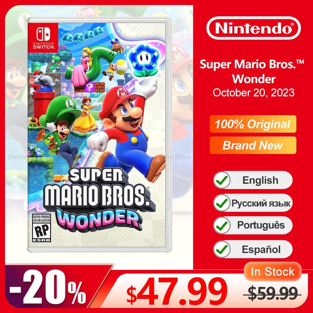 Cartão de jogo Super Mario Bros Wonder Switch, Cartão de jogo para Nintendo  Switch, Oled, Lite