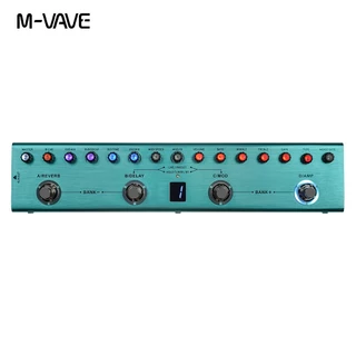 M-VAVE Tank-G Guitarra Multi-Efeitos Pedal Recarregável 36 Pré-Ajustes 9 Ranhuras De Amplificador 8 Cabine IR 3modulação/Atraso/Reverb