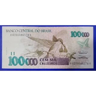 C228 - Cédula 100000 cem mil Cruzeiros 1993 - SOB/FE