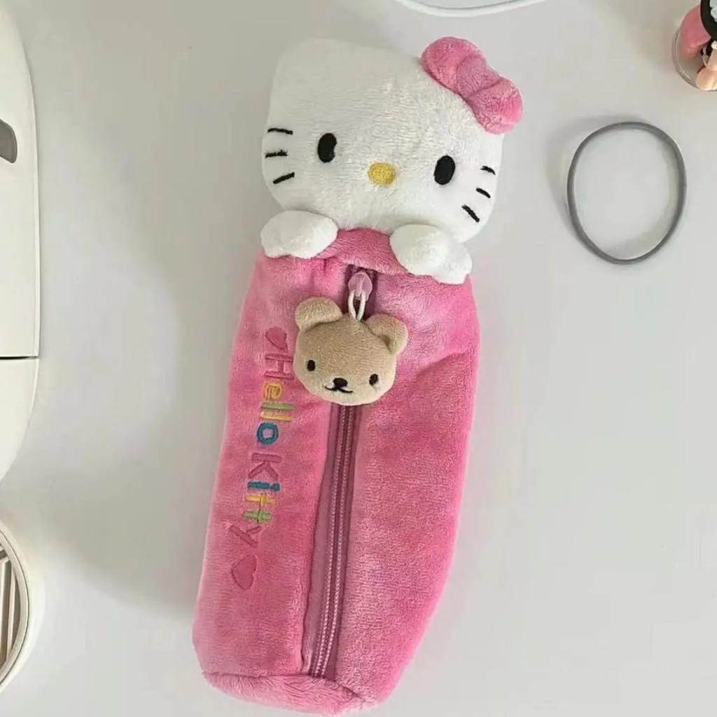 Steve Cute Plush Pink Hello Kitty Saco De Caneta Para Estudantes ...