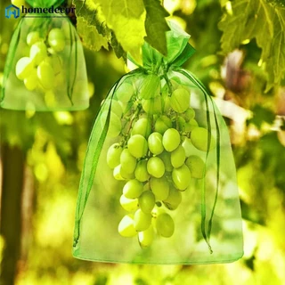 HOMEDECOR 20PCS Sacos De Proteção De Frutas De Uva Jardim Malha Anti-Aves Para Árvores Vegetais R7Z9