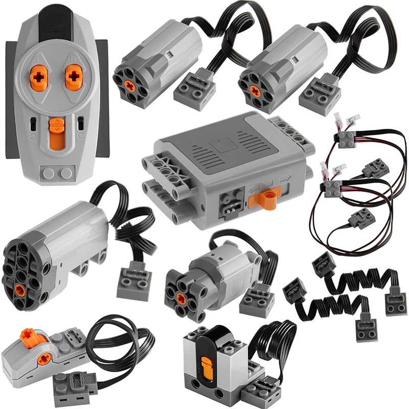Conjunto De Motores Technic Motor Com Controle Remoto Do Receptor Caixa ...