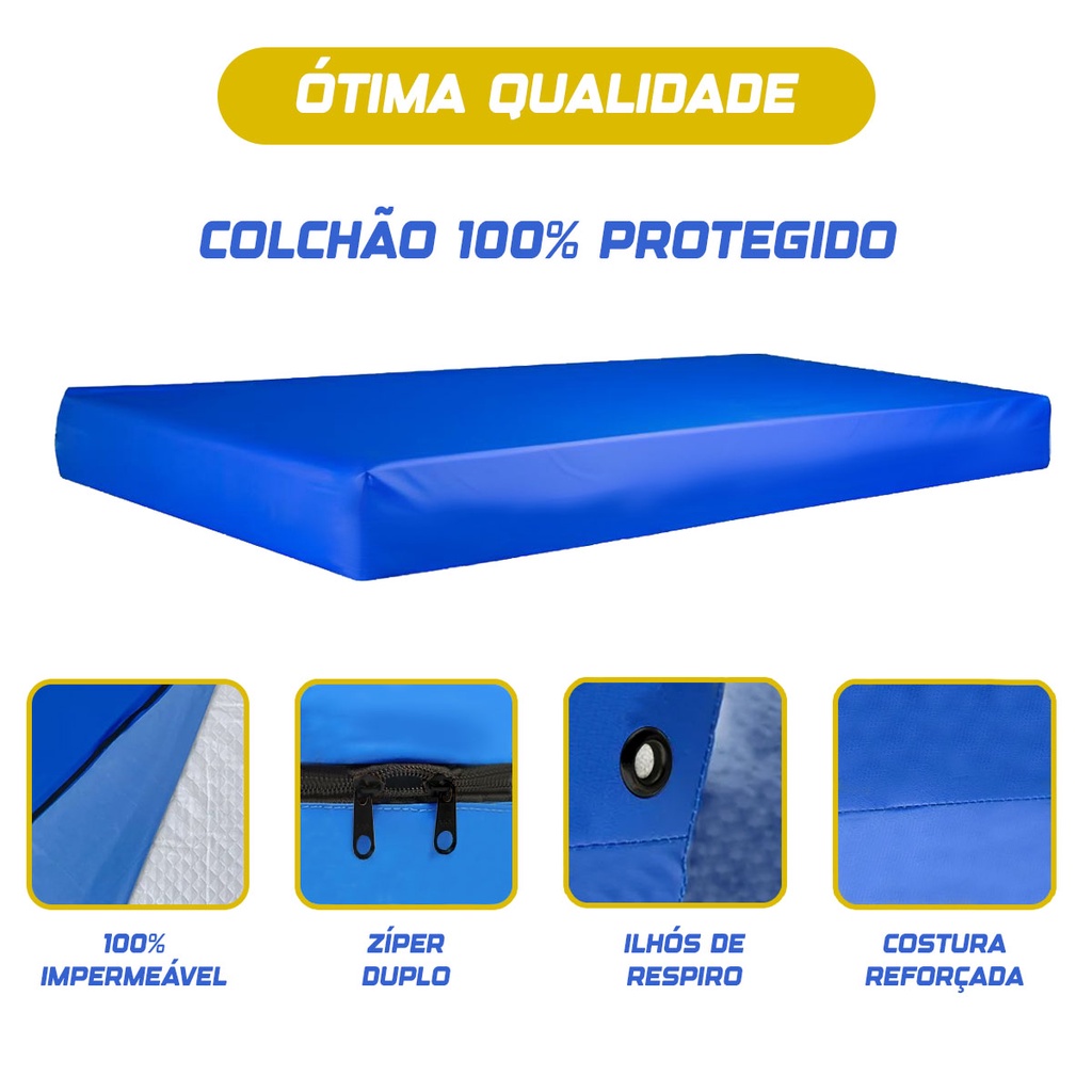 Capa de Colchão Solteiro Impermeável Hospitalar Prmoção