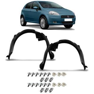 Par Parabarro Dianteiro Punto 2007 2008 2009 2010 2011 2012 Com Grampos Fixadores