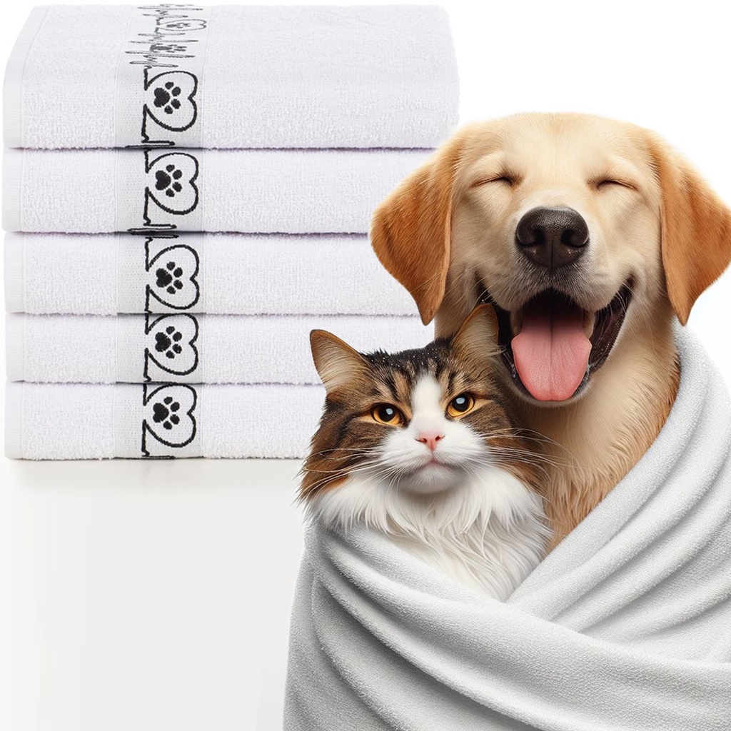Toalha Pet Para Banho Alta Secagem E Absorção Enxuga Cão Gato Cachorro Macia Pet Shop Profissional Tamanho Grande 1,10x70