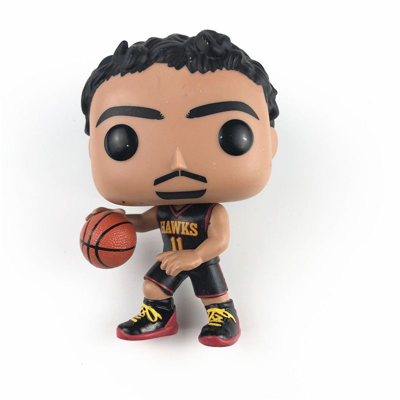 Boneca de cabeça grande Funko Pop NBA estrela do basquete modelo de ...