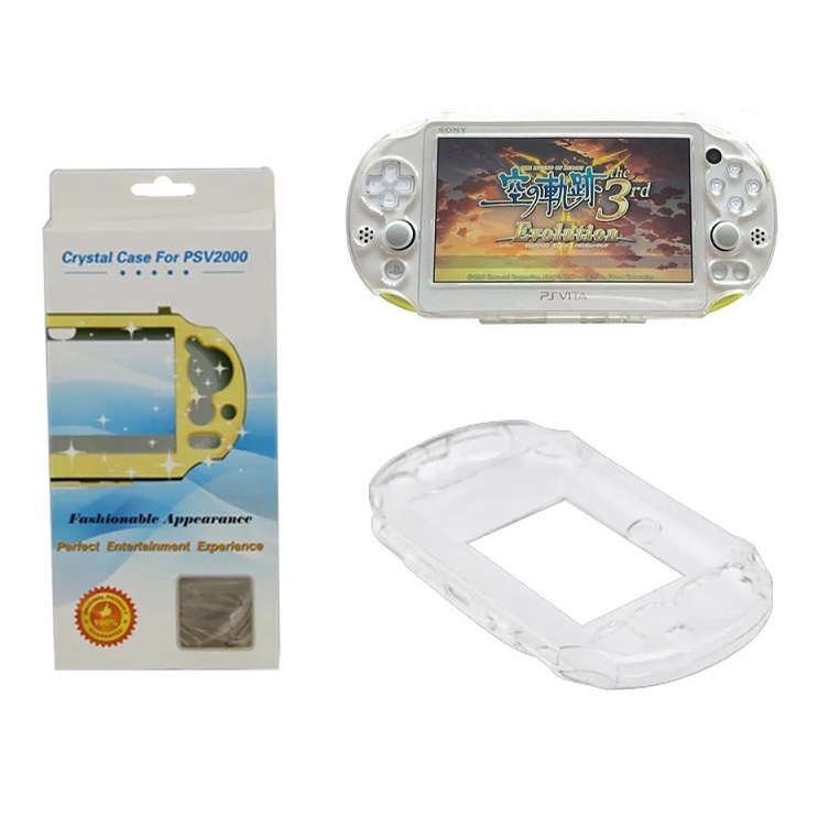 Capa Protetora Acrílico Para PS Vita 2000 Slim Case Transparente Cristal