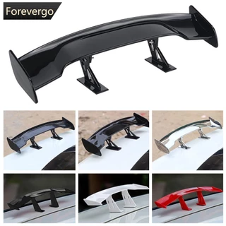 FOREVERGO Universal Carro Mini Asa Traseira De Fibra De Carbono Modelo Auto Spoiler Decoração Acessórios Para Carros I3Q3