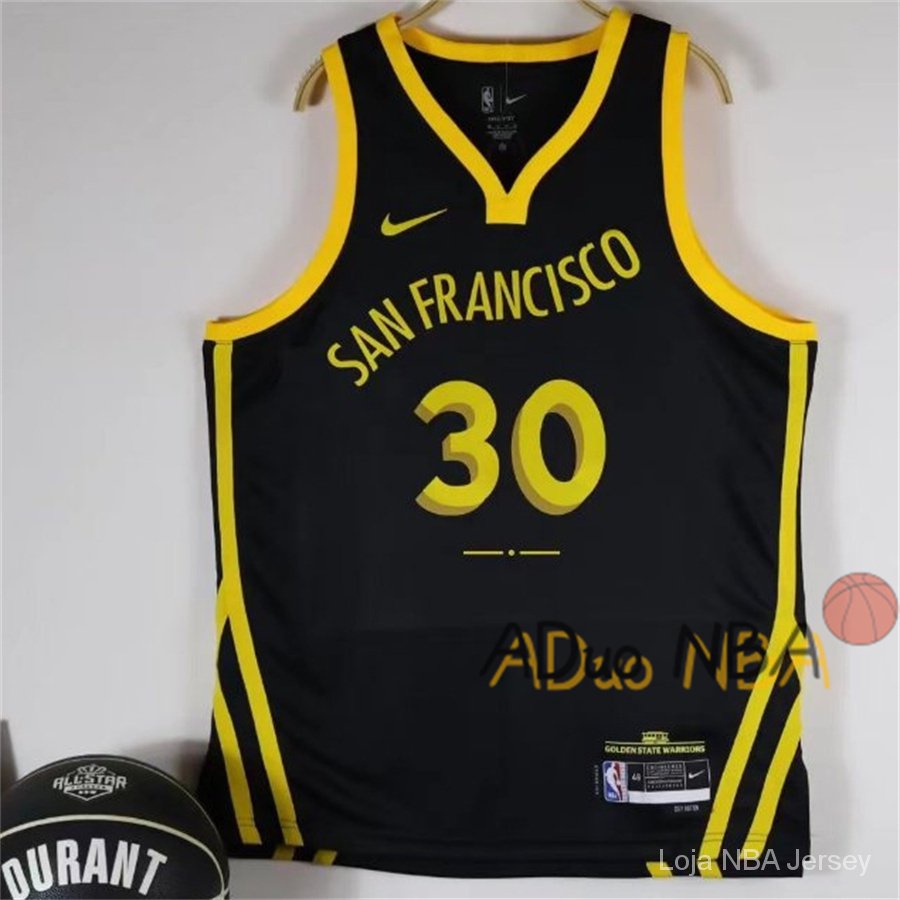 Hot Pressed Camisa Golden State Warriors #30 Stephen Curry Camiseta Jogador 2024 new De Basquetebol nba Jersey