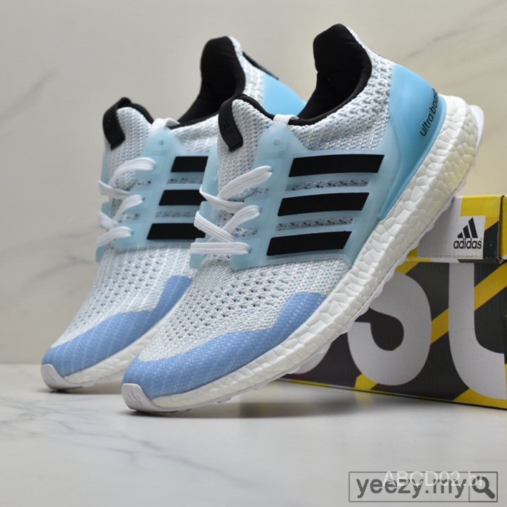 Adidas AD Ultra Boost 4.0 x Jogos Trono de gelo e tênis azul homem mulher