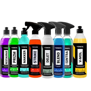 Kit Completo para Limpeza Automotiva Vonixx 8 Itens
