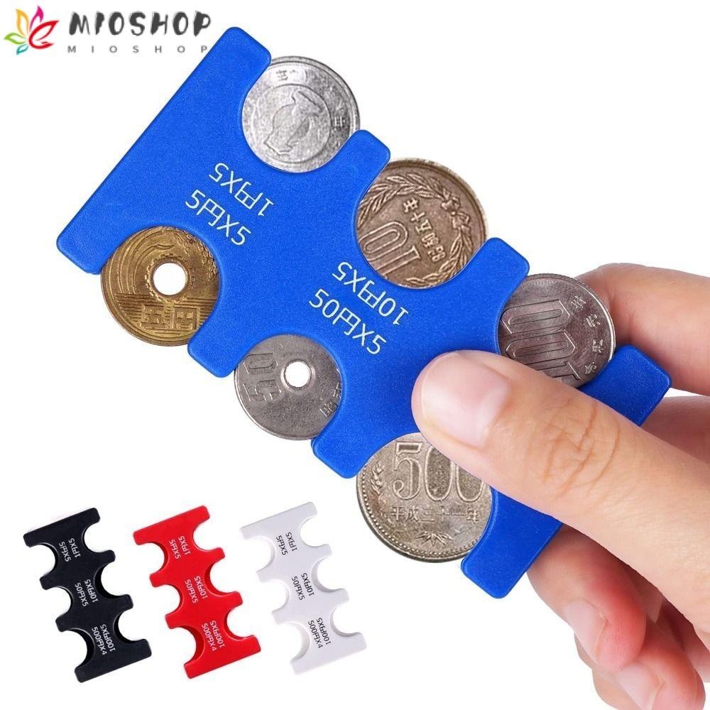 MIOSHOP Coin Pocket , Bolsa Plástica Multi-Posições ABS , Estilo Japonês Ultralight Dispenser Money De Cor Sólida