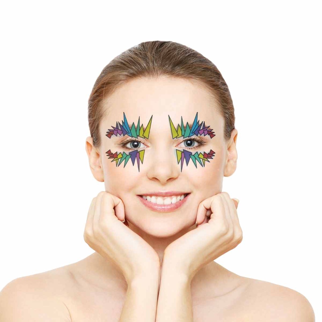 Strass Adesivo Facial Carnaval Face Sticker Pedras Maquiagem | Shopee ...