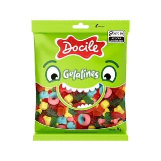 Bala de Gelatina Mix Docile 1kg