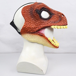 Máscara do dinossauro 3D para o jogo do papel, Chapelaria do desempenho,  Raptor jurássico, Dino que