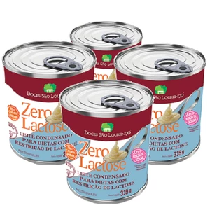 Leite Condensado Zero Zero S. LOURENÇO 335g (4 unidades)
