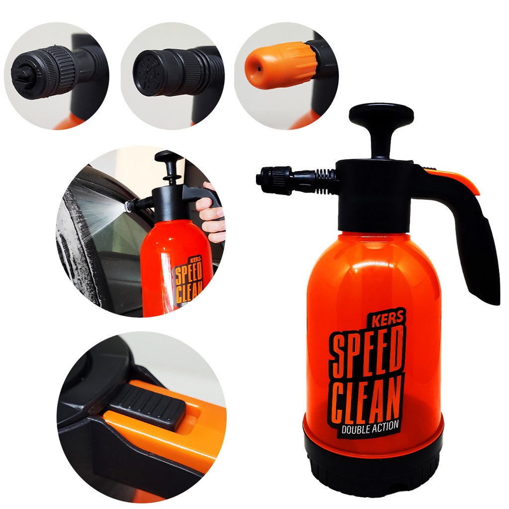 Pulverizador Manual Speed Clean Double Action (2L) Kers Gerador de Espuma