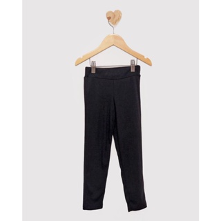 Calça Legging Bebê Canelada Preta