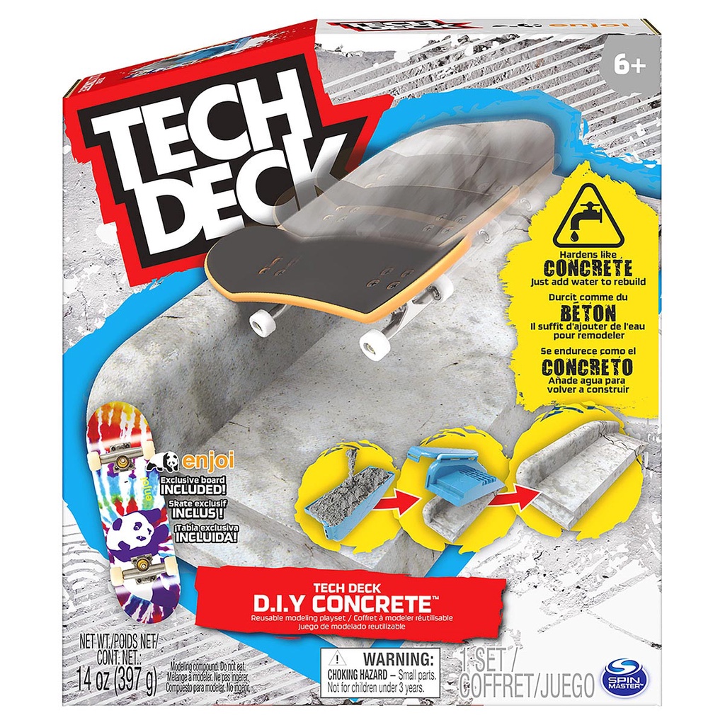 Tech Deck Skate De Dedo Coleção dgk kit 4 Skate 2891 - Sunny no