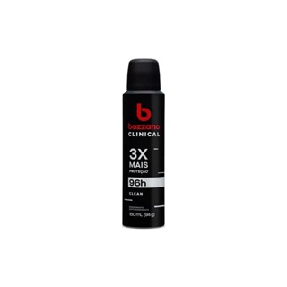 Desodorante Aerosol Antitranspirante Masculino Bozzano Clinical Clean 150ml