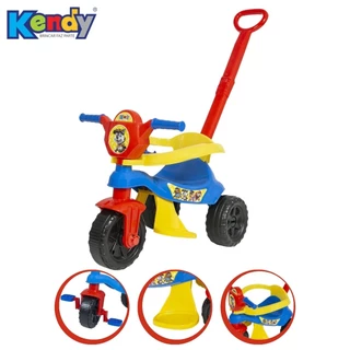 Triciclo Infantil Para Crianças Com Haste Removível Baby Dog Kendy Menino Menina