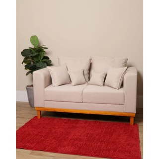 Tapete Felpudo Oasis Kanion 100 x 150 Vermelho